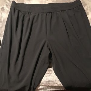 Black work joggers